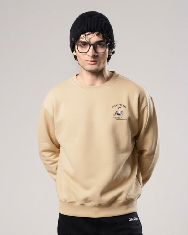 Mustard Yellow Graphic Sweatshirt