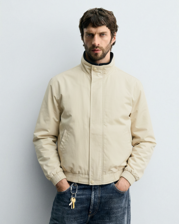 Beige Harrington Jacket